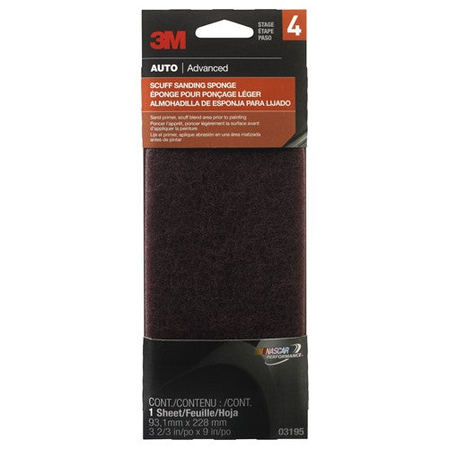 ‎3M Scuff Sanding Sponge 03195 3-2/3″ × 9″ - Benchmark Tooling