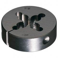 M3x0.5 13/16 OD 6382 HSS Round Adjustable Die - Benchmark Tooling