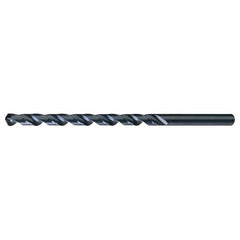 1/8″ RHS / RHC HSS 118 Degree Notched Point Heavy Duty Extra Long Drill - Steam Oxide - Exact Industrial Supply