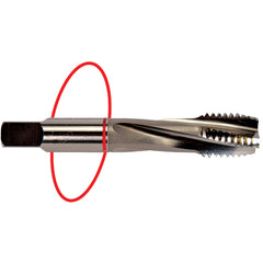 ‎6-32 Dia-H3-3 FL-Std Spiral FL Tap - Red Ring - Benchmark Tooling