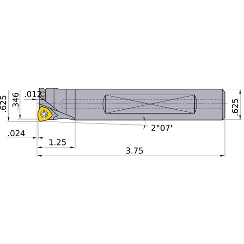 AJXU06R102FA10S INDEXABLE ENDMILL