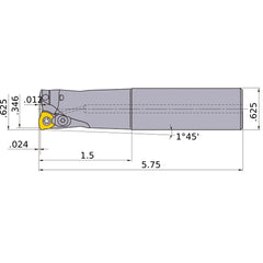 AJXU06R102SA10M INDEXABLE ENDMILL
