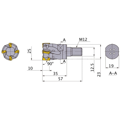 APX3000R254M12A35 INDEXABLE EM
