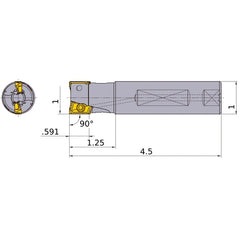 APX4000UR162FA16SB INDEXABLE ENDMIL