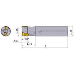 APX4000UR203SA20SA INDEXABLE ENDMIL