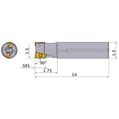 APX4000UR243SA24ELA INDEXABLE ENDMI