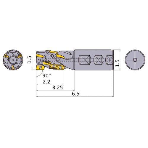 APX4KUR2412WA24S35A INDEXABLE ENDMI
