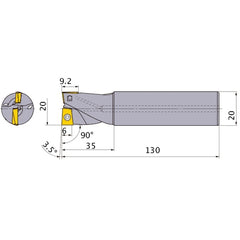 AQXR202SA20S INDEXABLE ENDMILL