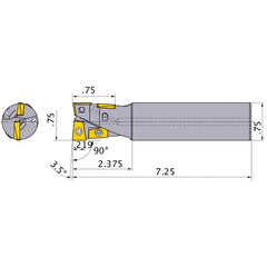 AQXUR124SA12L INDEXABLE ENDMILL