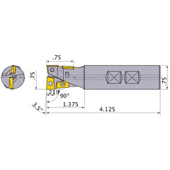 AQXUR124WA12S INDEXABLE ENDMILL