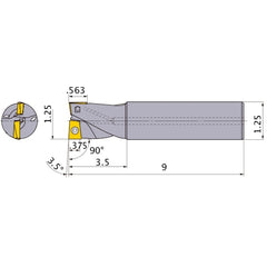 AQXUR202SA20L INDEXABLE ENDMILL