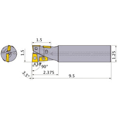AQXUR244SA20L INDEXABLE ENDMILL