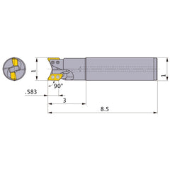 AXD4000UR162SA16LB INDEXABLE ENDMIL