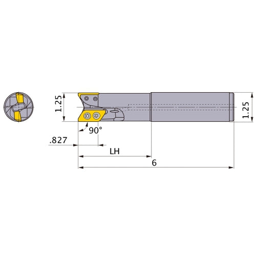 AXD7000UR202SA20SA INDEXABLE ENDMIL