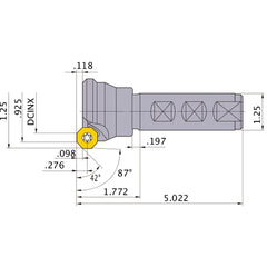 BOE4R202W20 INDEXABLE ENDMILL