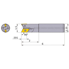 BXD4000R243SA20SB INDEXABLE ENDMILL