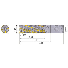 SPX4R05034WNM INDEXABLE ENDMILL