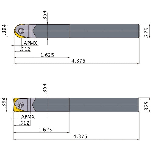 SRFU06S06MW INDEXABLE ENDMILL
