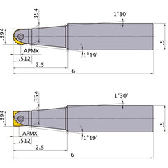 SRFU06S08L INDEXABLE ENDMILL