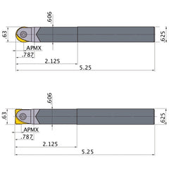 SRFU10S10MW INDEXABLE ENDMILL