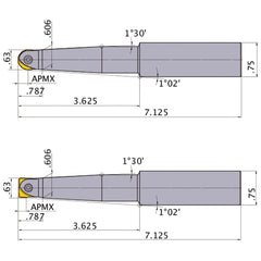 SRFU10S12L INDEXABLE ENDMILL