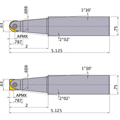 SRFU10S12M INDEXABLE ENDMILL