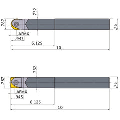 SRFU12S12LW INDEXABLE ENDMILL