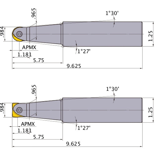 SRFU16S20L INDEXABLE ENDMILL