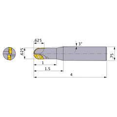 SRM210SAS2 INDEXABLE ENDMILL