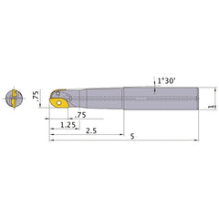 SRM212SAM2 INDEXABLE ENDMILL