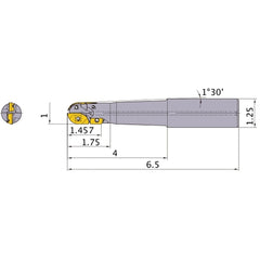 SRM216SAL4 INDEXABLE ENDMILL