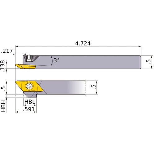 BTAHL-082 TURNING HOLDER