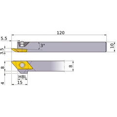 ‎BTAHL0810-50 TURNING HOLDER