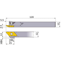 ‎BTAHR1212-50 TURNING HOLDER