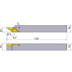 ‎BTVHR1616-75F TURNING HOLDER