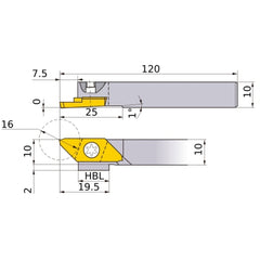 ‎CTBHL1010-160 TURNING HOLDER