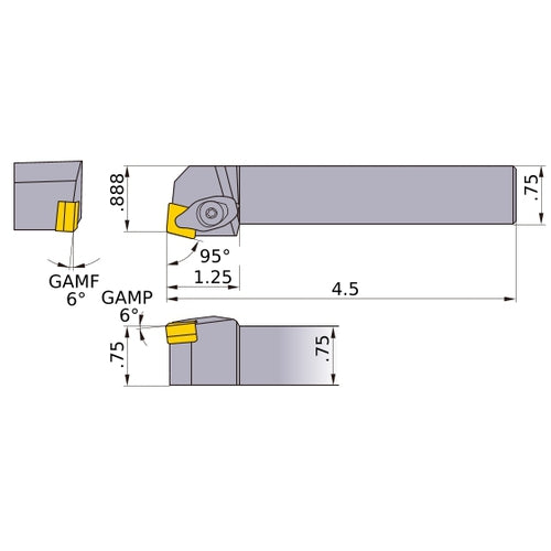 DCRNL-124 TURNING HOLDER