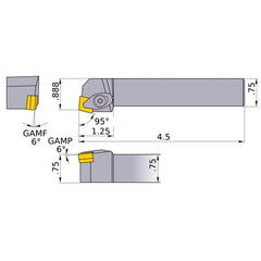 DCRNR-124 TURNING HOLDER