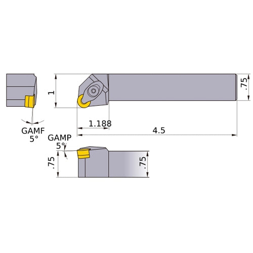DRGNR-124 TURNING HOLDER