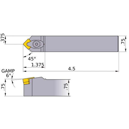 DSDNN-124 TURNING HOLDER
