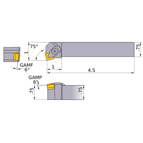 DSKNR-124 TURNING HOLDER