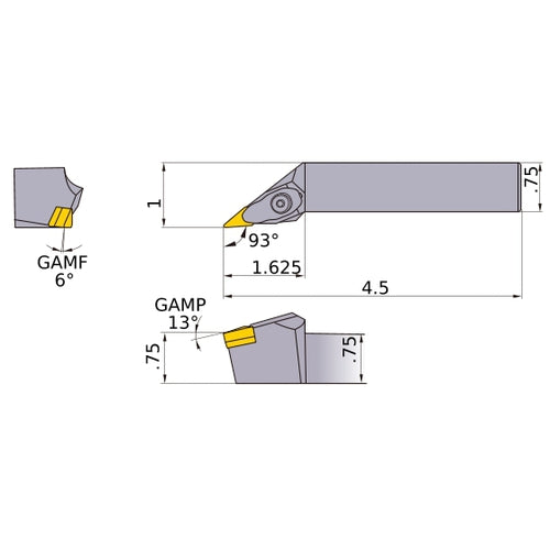 DVJNL-123 TURNING HOLDER