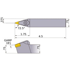 DVVNN-123 TURNING HOLDER