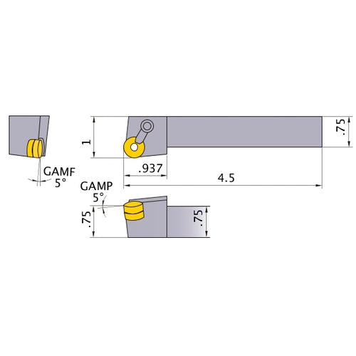 MRGNR-123B TURNING HOLDER