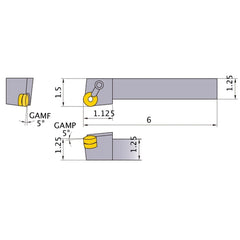 MRGNR-206D TURNING HOLDER