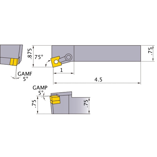 MSKNL-123 TURNING HOLDER