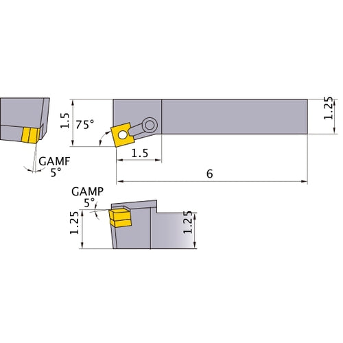 MSKNL-206D TURNING HOLDER