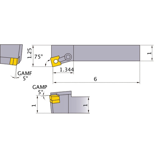 MSKNR-165D TURNING HOLDER