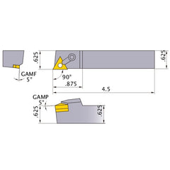 MTANR-102 TURNING HOLDER