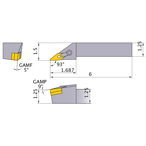 MVJNL-203D TURNING HOLDER